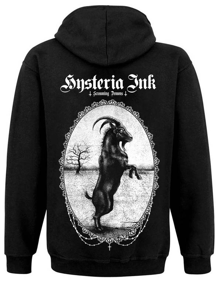 sweat zip unisexe Hysteria Ink Black philip