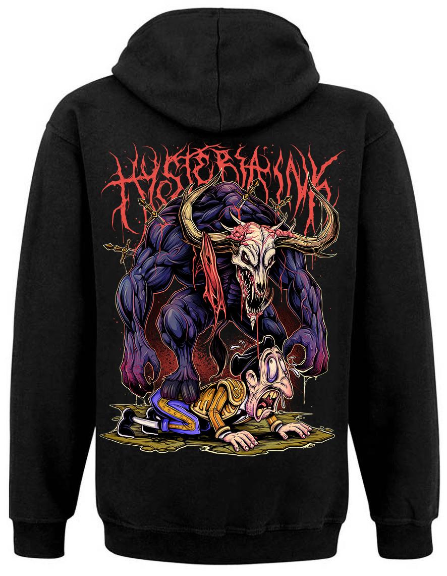 Sweat zip unisexe Hysteria Ink Bullfigthter Ink