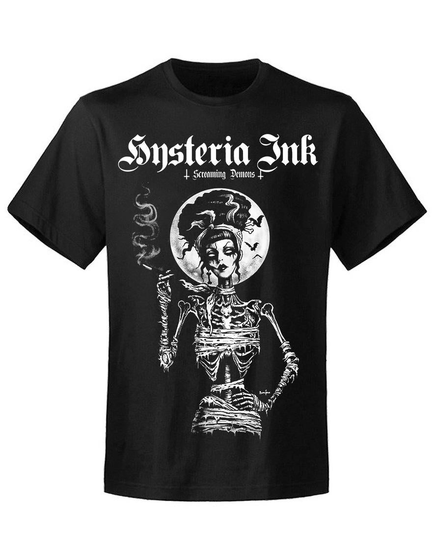 T-shirt unisexe Hysteria Ink Skel Girl