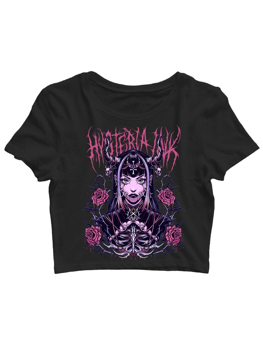 Crop Top Hysteria Ink Corredor Mask
