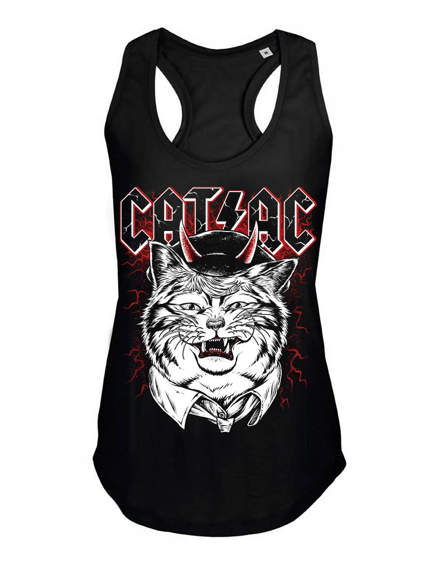 Debardeur femme Hysteria Ink Cat-AC