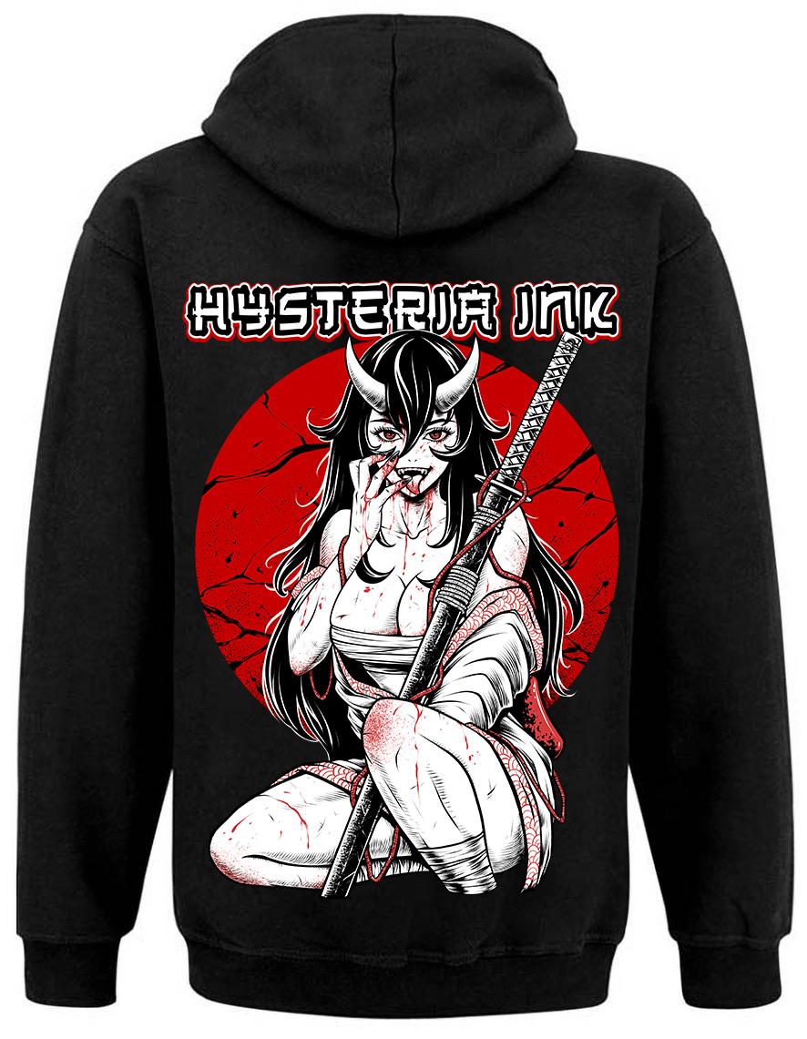 Sweat zip unisexe Hysteria Ink Manga horns Ink