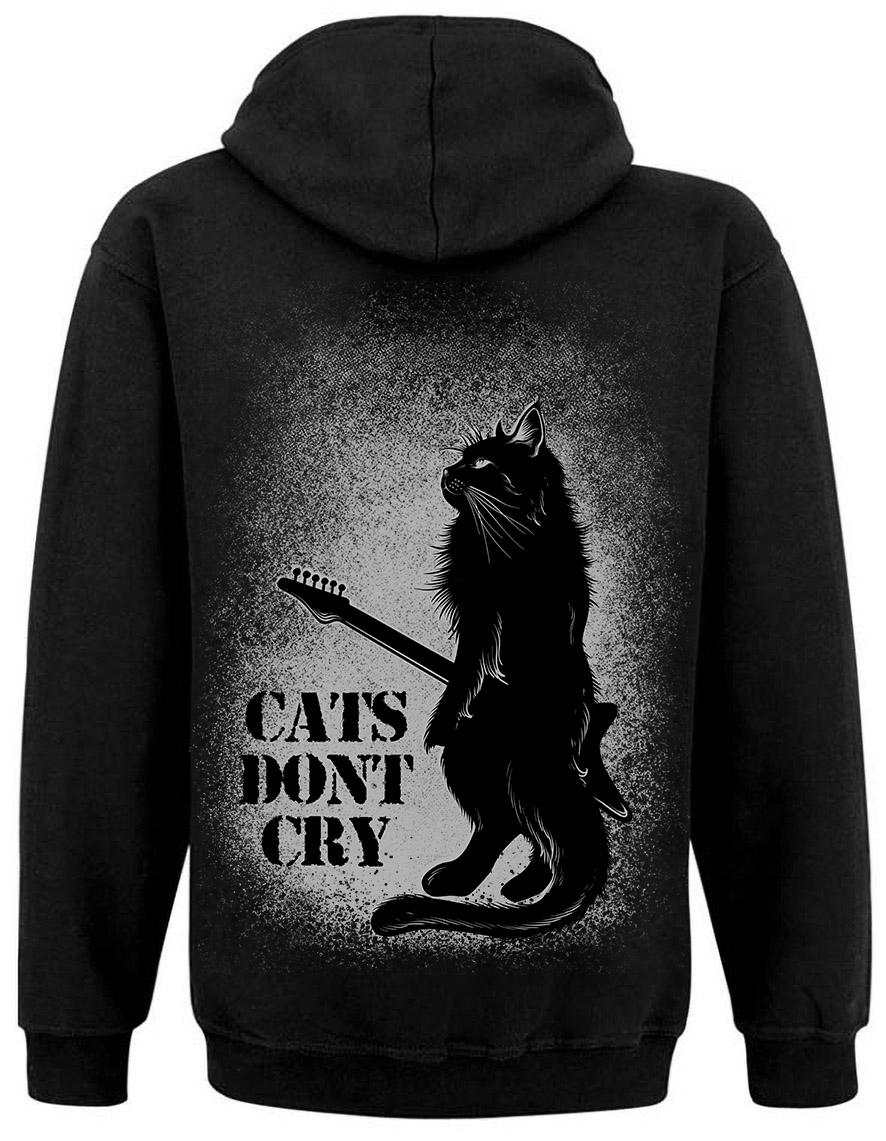 Sweat zip unisexe Hysteria Ink Cats dont cry