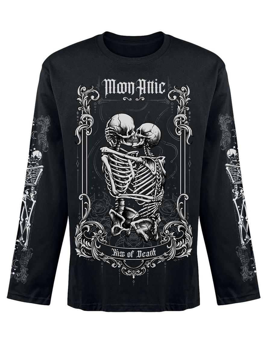 T-shirt Manches Longues Unisexe Moon Attic Kiss Of Death
