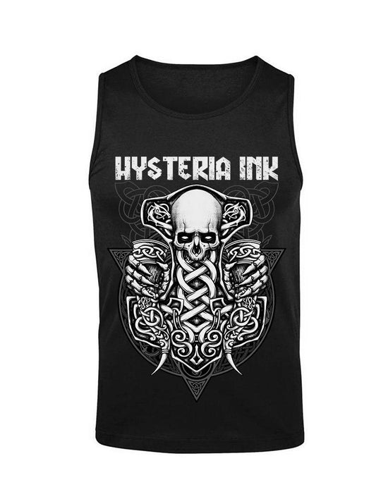 Debardeur homme Hysteria Ink Mjolnir skull Ink