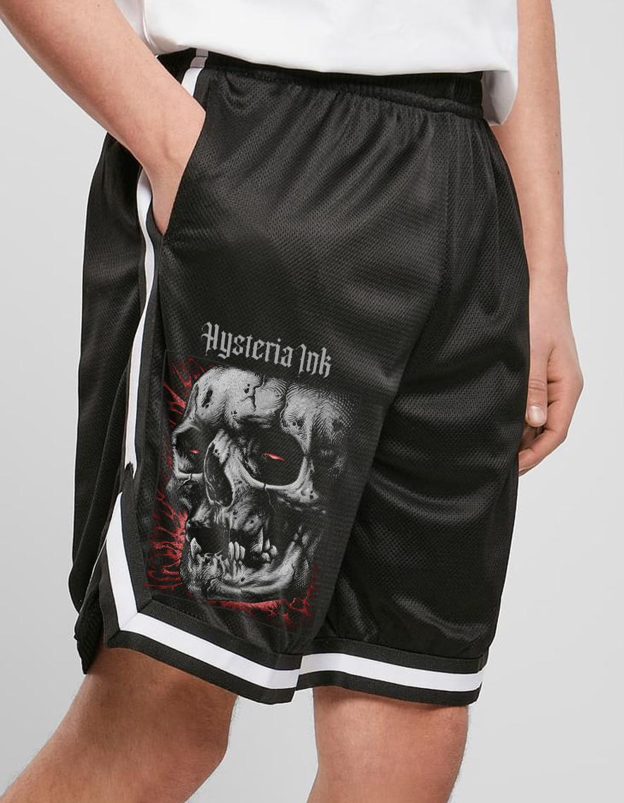 Short homme Hysteria Ink Skull Head Ink