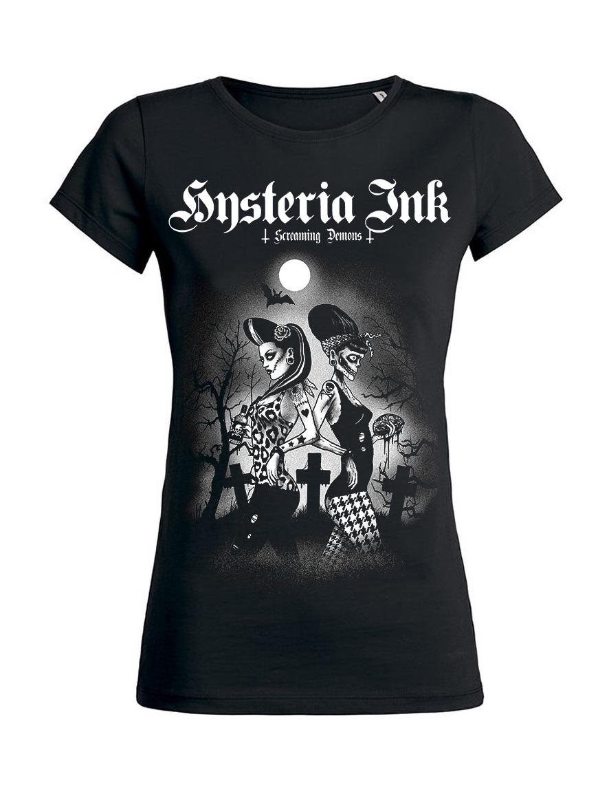 T-shirt Femme Hysteria Ink Dark Moon Divas