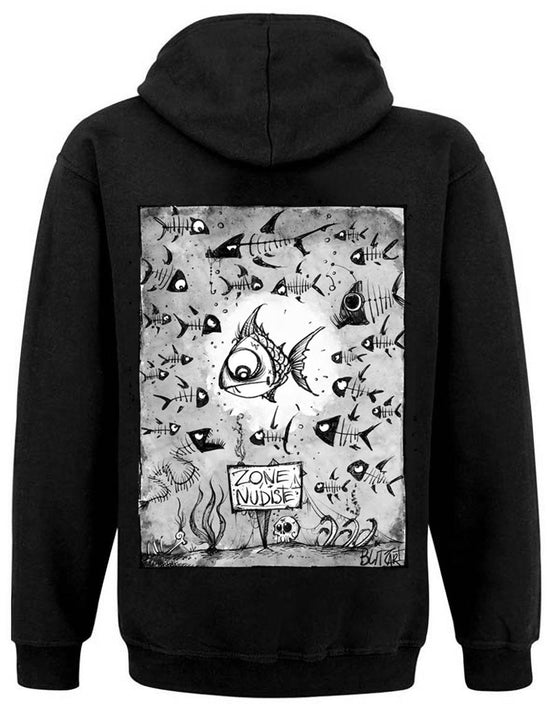 Sweat Zip unisexe Hysteria Ink X Blitz'Art Zone Nudiste