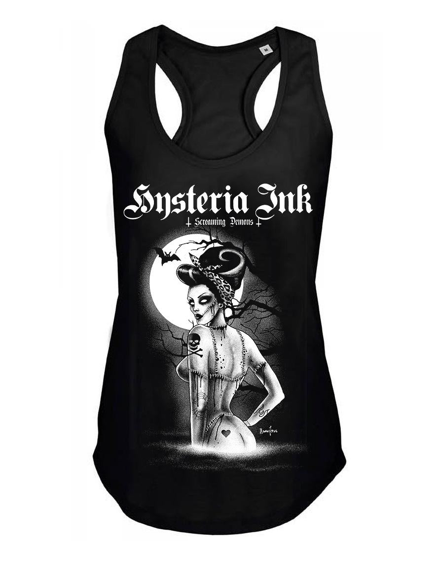 Debardeur Femme Hysteria Ink Screaming Demons Moon