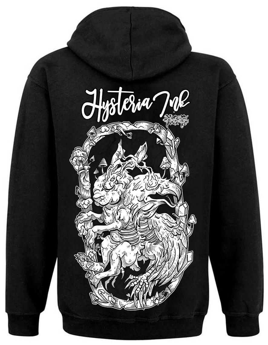 Sweat zip unisexe Hysteria Ink X HER wood