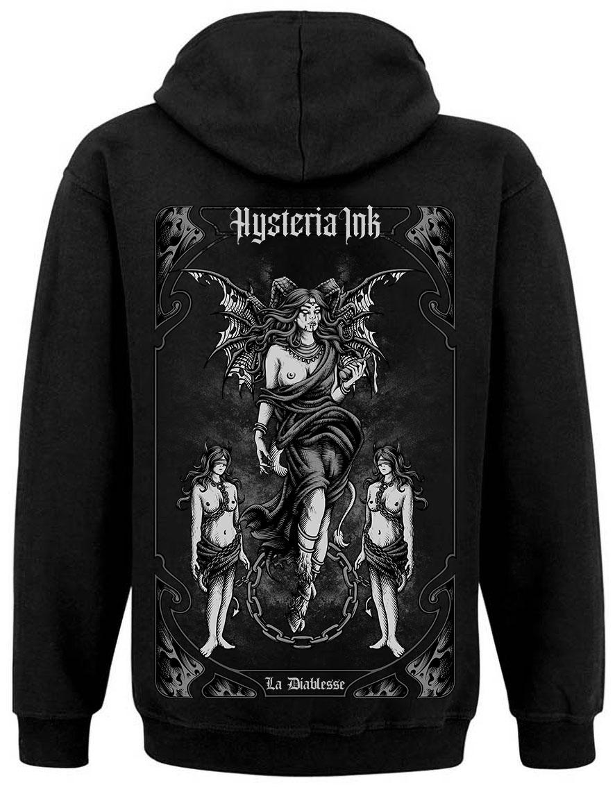 Sweat zip unisexe Hysteria Ink La Diablesse