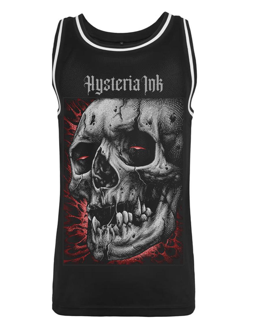 Débardeur filet Hysteria Ink Skull Head Ink