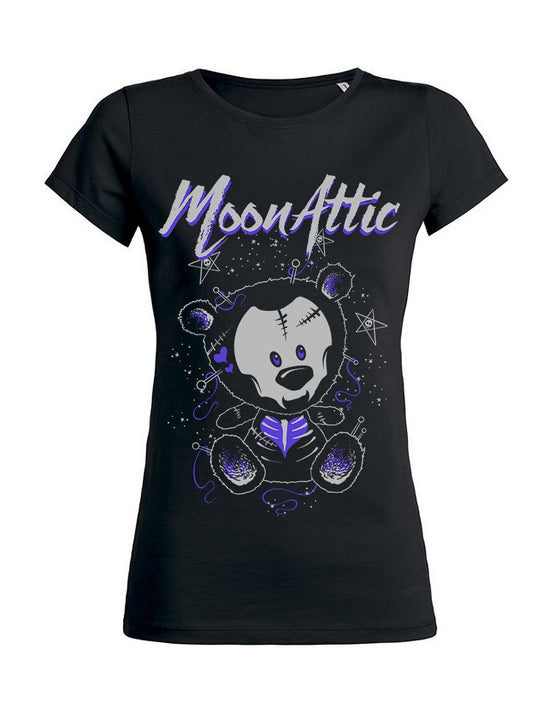 T-shirt femme Moon Attic Skelly Bear Attic