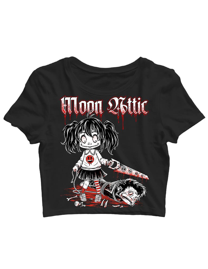 Crop Top Moon Attic Girl killer Attic