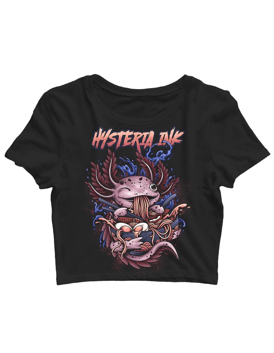 Crop Top Hysteria Ink Axolotl Ramen Ink