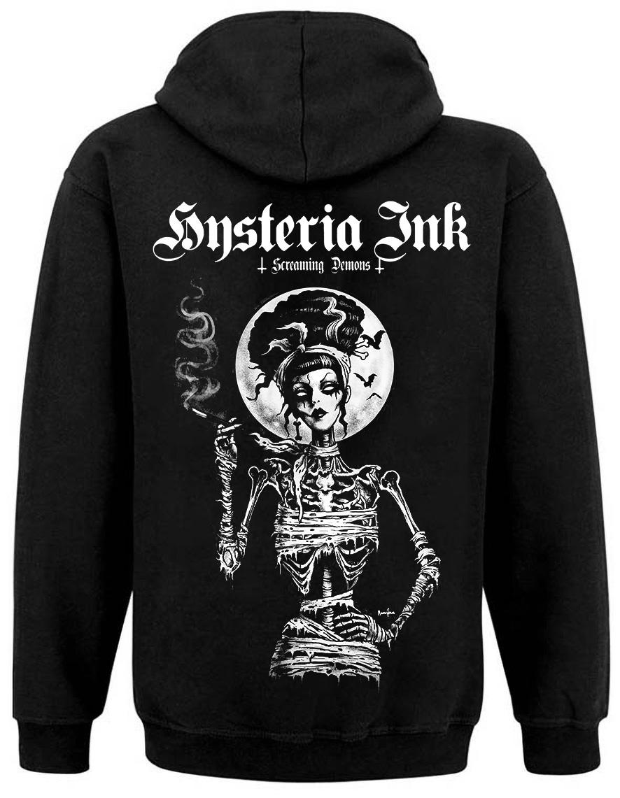 Sweat Zip Unisexe Hysteria Ink Skel Girl