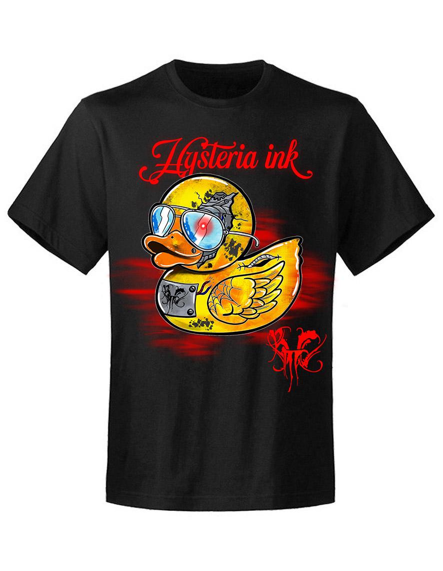T-shirt unisexe Hysteria Ink Terminaduck Ink