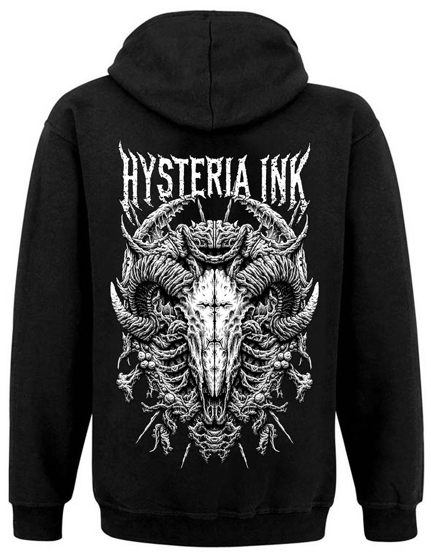 sweat zip unisexe Hysteria Ink SkullGoat