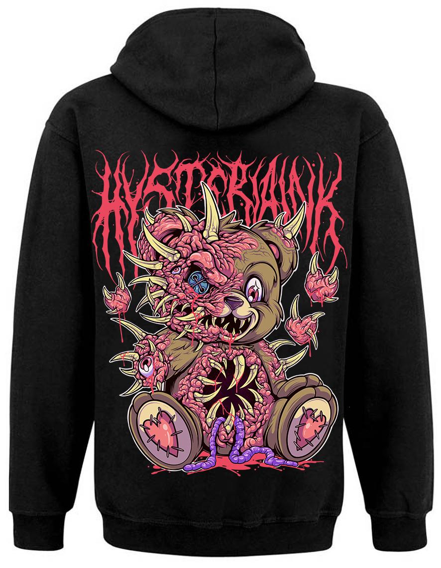 Sweat zip unisexe Hysteria Ink Zombear Ink
