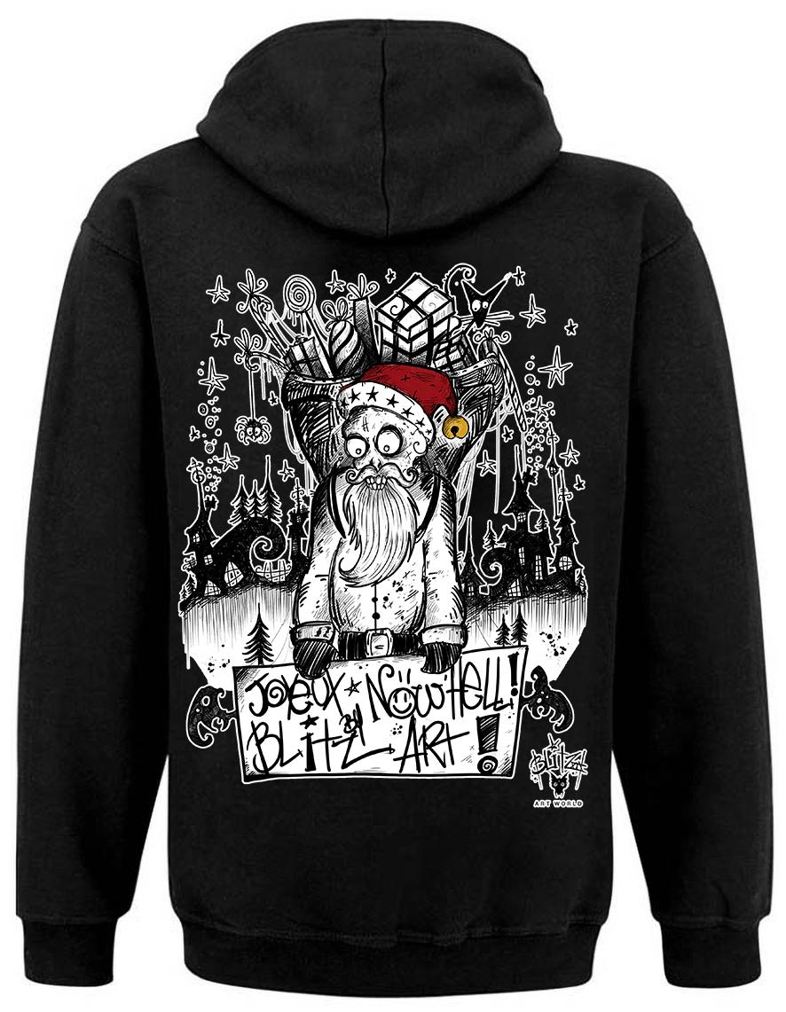 sweat zip unisexe Hysteria Ink Blitz'Art Père No Hell
