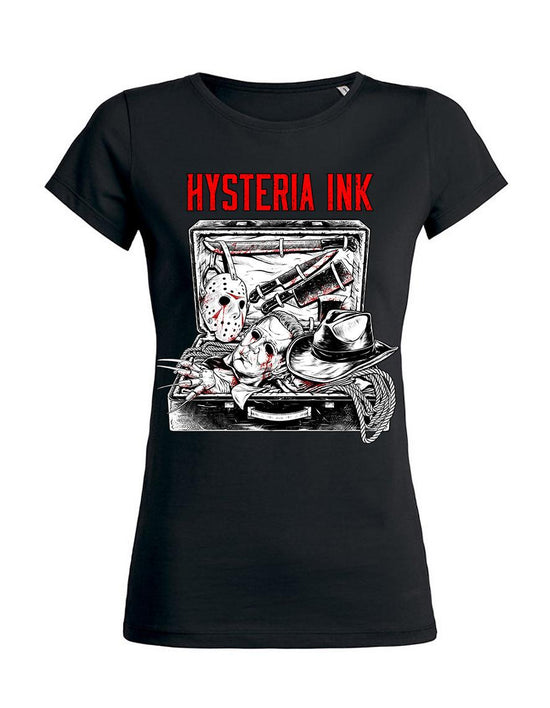 T-shirt femme Hysteria Ink Valise Horror Ink