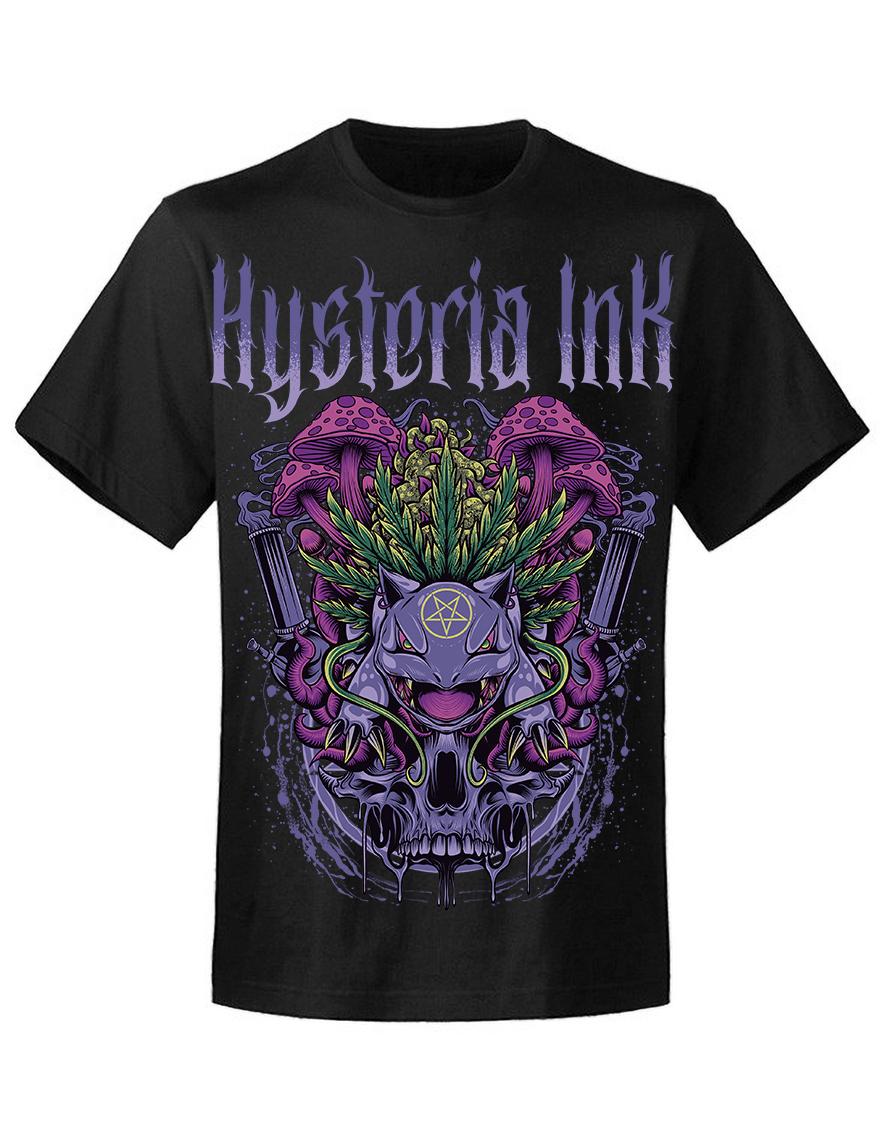 T-shirt unisexe Hysteria Ink Mushdead Ink