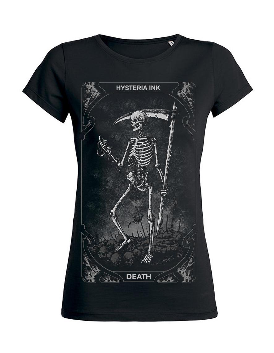 T-shirt femme Hysteria Ink Tarot Death Ink