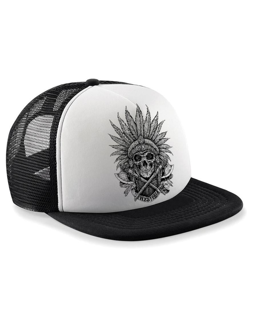 Casquette Trucker Hysteria Ink Indian Skull