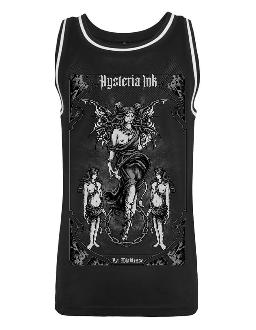 Débardeur filet Hysteria Ink La Diablesse