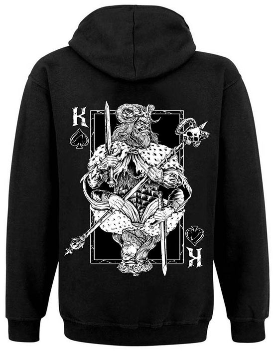 Sweat Zip unisexe  Hysteria Ink King of Cards Pique Ink