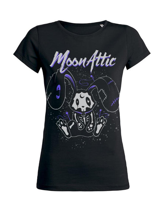 Damen-T-Shirt Moon Attic Skelly Großohrkaninchen Attic