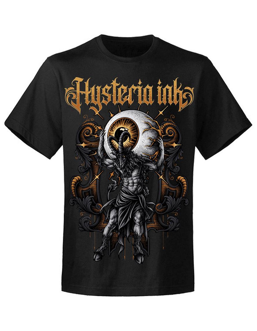 T-shirt unisexe Hysteria Ink Goat Atlas ink