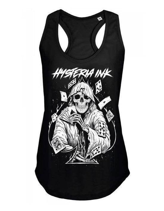 Debardeur femme Justin Hysteria Ink  Poker Face Ink