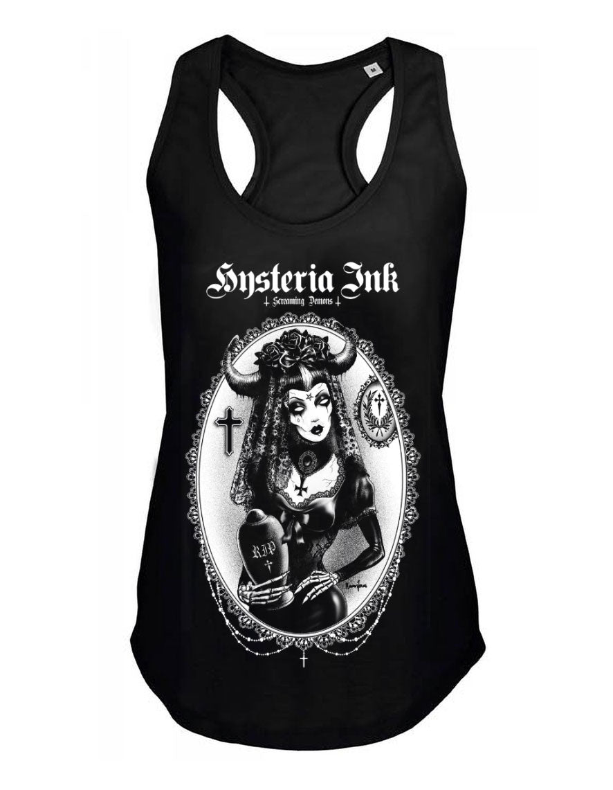Debardeur femme Justine Hysteria Ink X Screaming Demons Miss Demon Ink