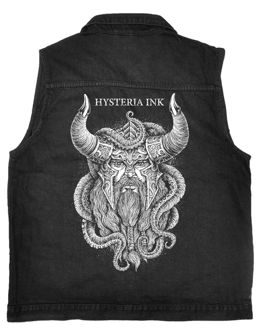 Veste en jean sans manches Hysteria Ink  Viking Ink