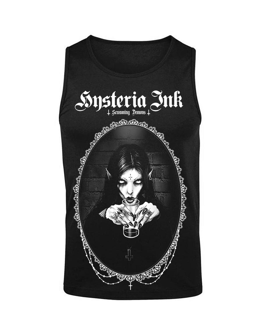 Debardeur homme justin Hysteria Ink X Screaming Demons I Drink