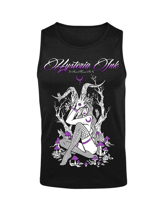 Debardeur homme Hysteria Ink X Anna Marine Art Forest Purple