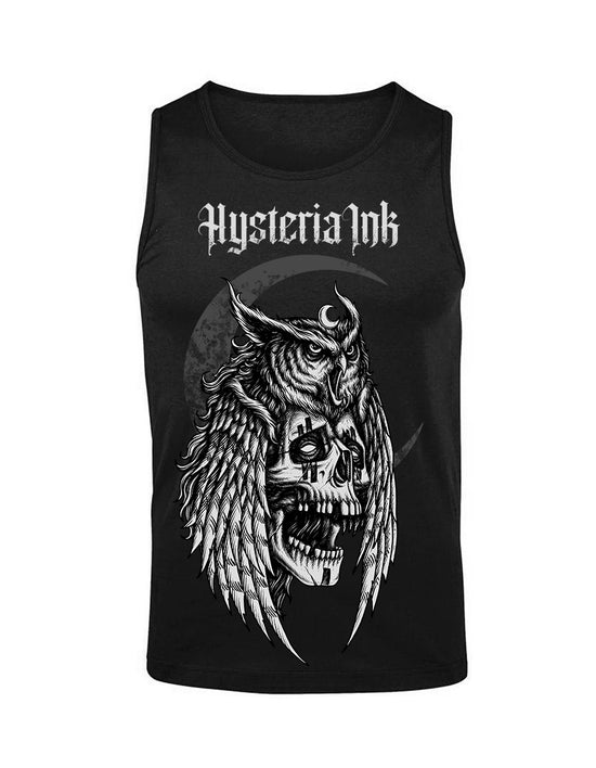 Debardeur homme Justin Hysteria Ink  The Owl Man Ink