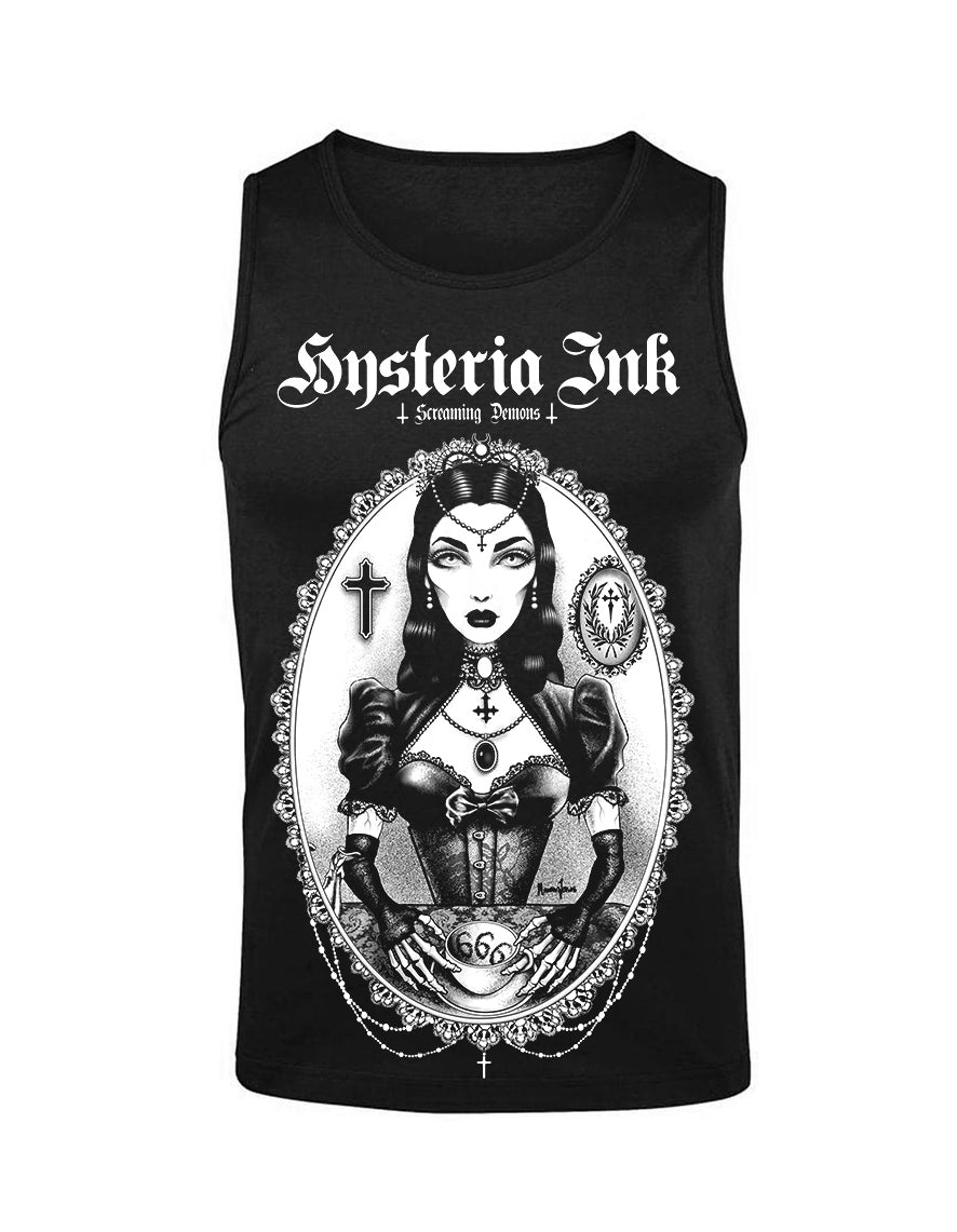 Debardeur homme justin Hysteria Ink X Screaming Demons Mephysto 666