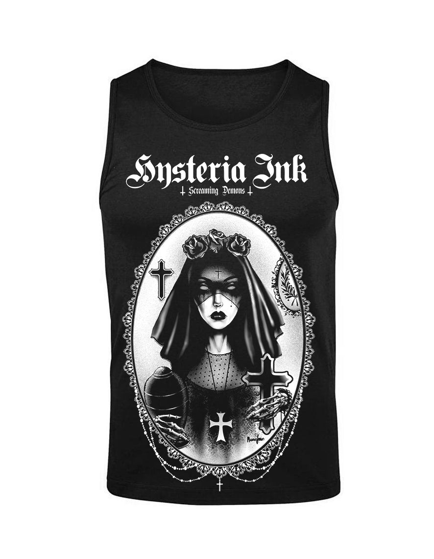 Debardeur homme justin Hysteria Ink X Screaming Demons Cecilia Cross