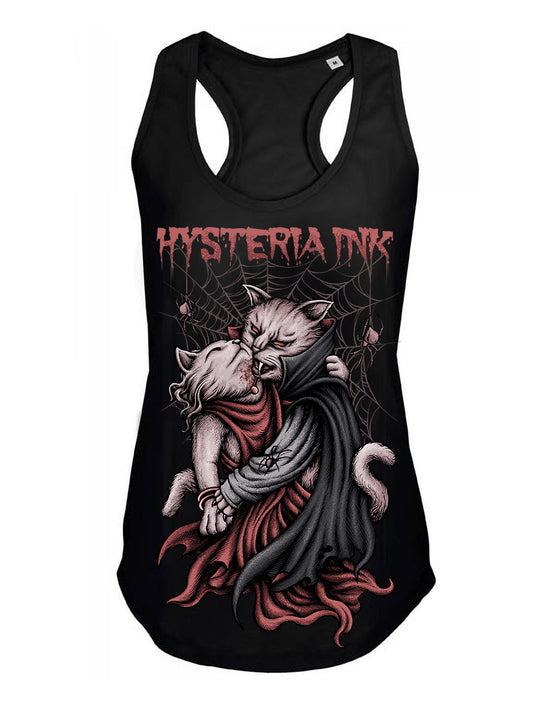 Debardeur femme justin Hysteria Ink Vampire Cat