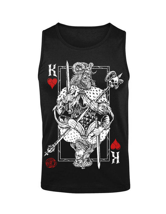 Debardeur homme justin Hysteria Ink King Of Cards Ink