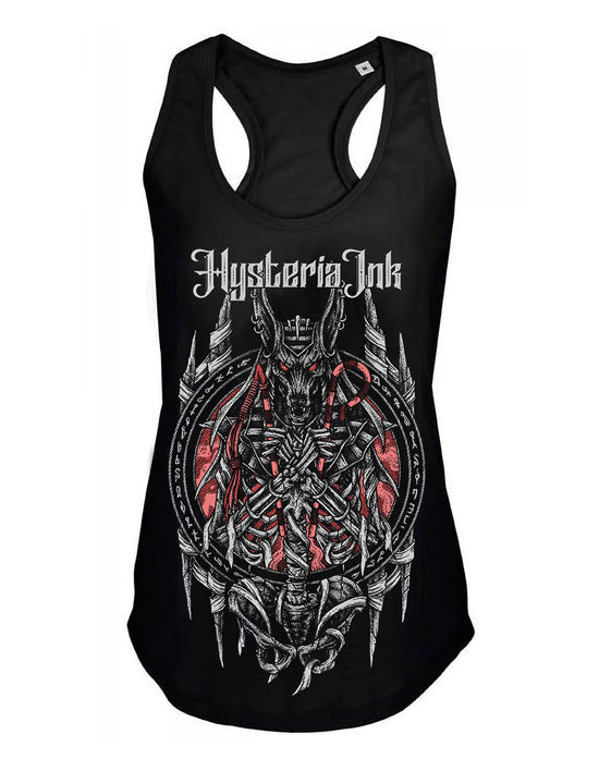 Debardeur femme Justin Hysteria Ink  Anubis Ink