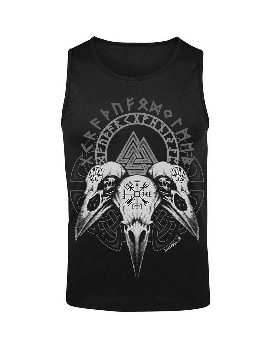 Debardeur homme wants Hysteria Ink Valknut 3 Raven Ink