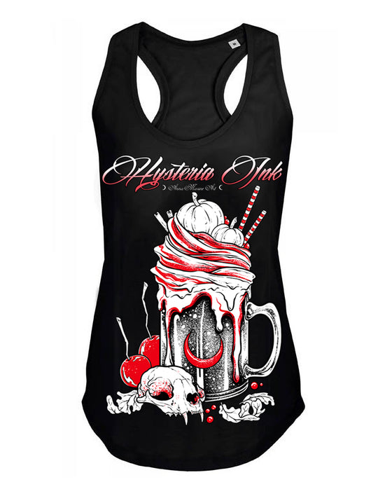 Debardeur femme justin Hysteria Ink X Anna Marine Art To Drink Ink