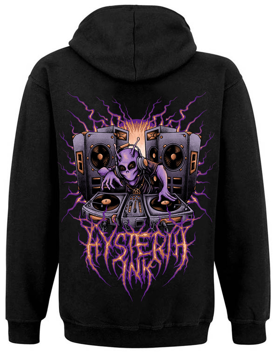 Sweat Zip unisexe Hysteria Ink ALien DJ-Ink