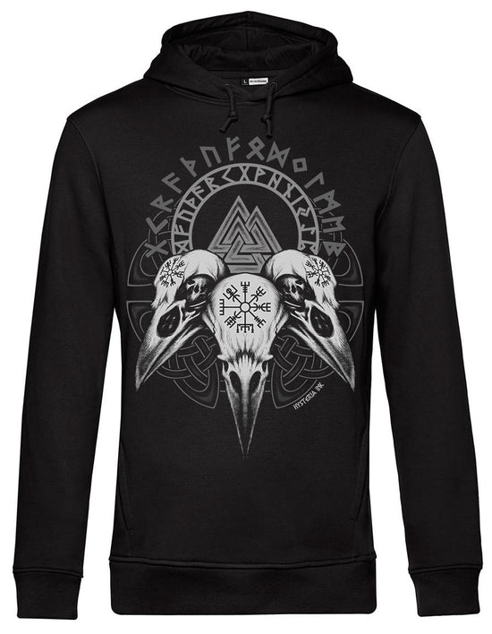 Sweat unisexe Sider Hysteria Ink Valknut 3 Raven Ink