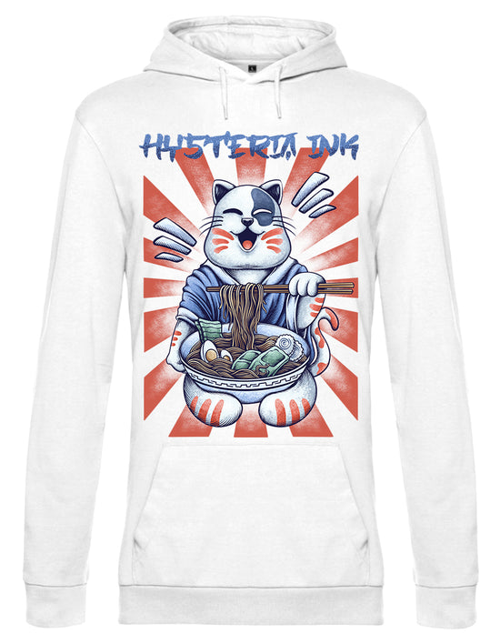 Sweat unisexe Sider Hysteria Ink  NekoCat Ramen Ink Off White