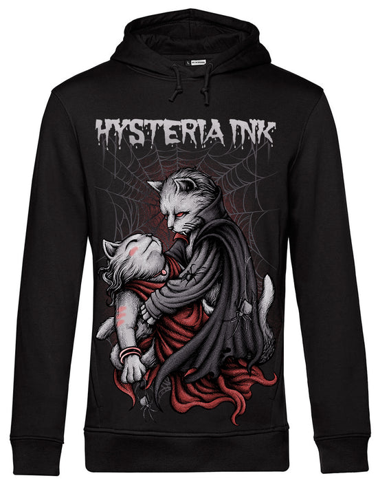 Sweat unisexe Sider Hysteria Ink Romantic Cat