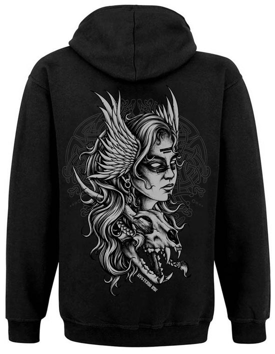 Sweat Zip unisexe Hysteria Ink Valkyrie Ink